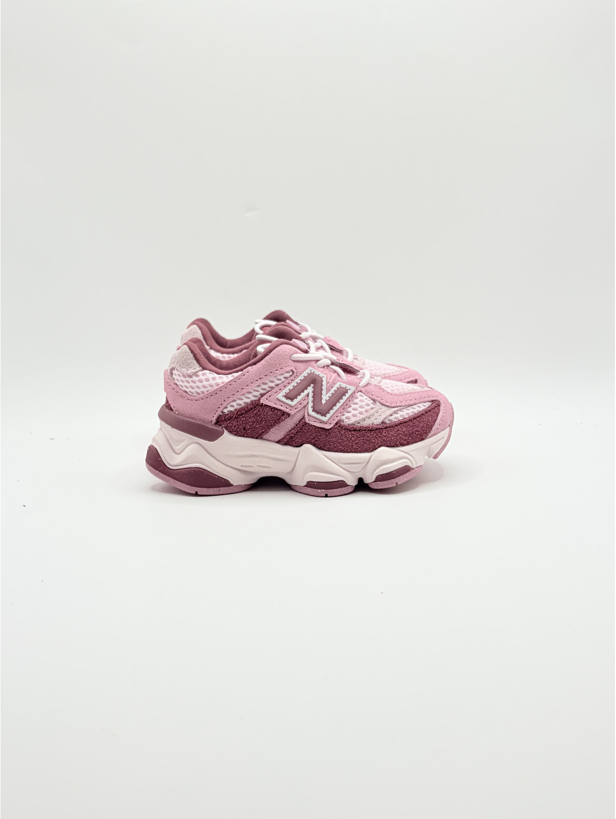 New Balance 9060 Lace Kids Sneakers Pink Red Size 6 Us